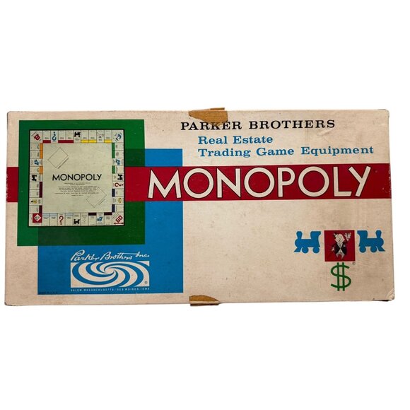 Vintage 1961 Monopoly Board Game Parker Brothers Complete - Picture 12 of 12